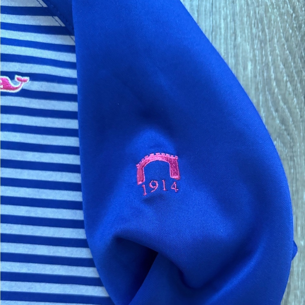 Vineyard Vines Blue and White Striped Pullover size S - Picture 2 of 4